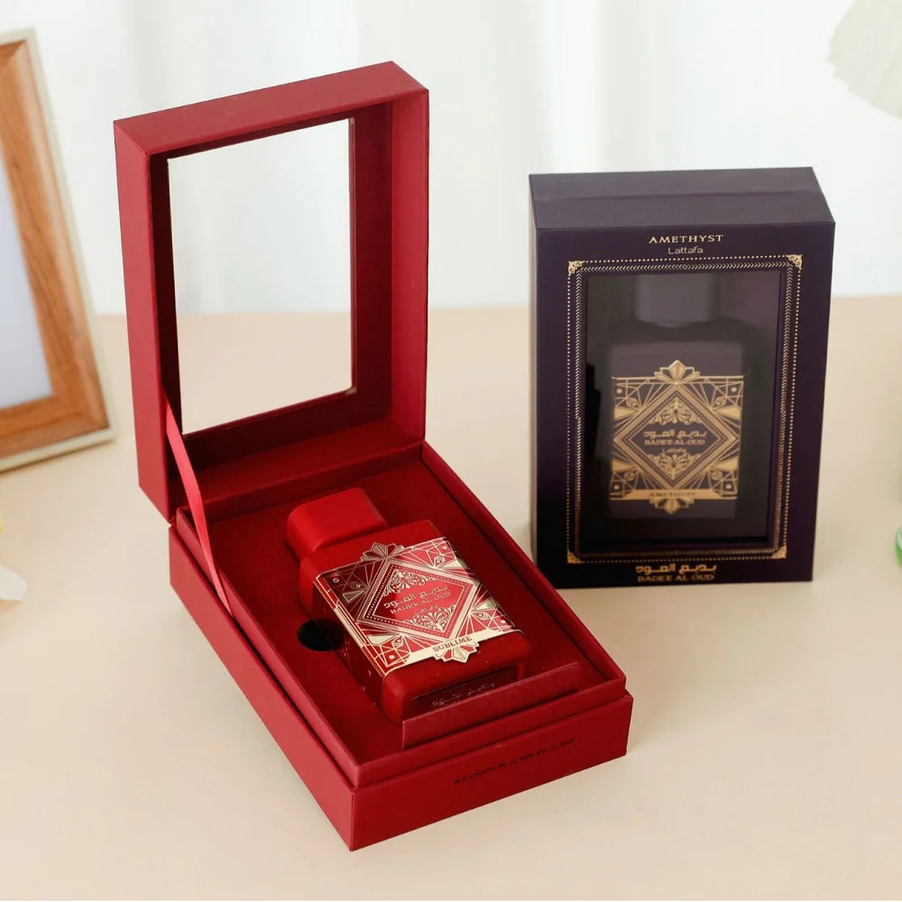 Perfume For Men Arabic Charming Fragrance Oud Badal Wood Long-lasting Perfume Long-Lasting Perfume Gift Box for Men (100ml)
