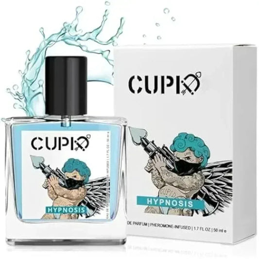 Cupid Men's Pheromone Cologne 50ml Hypnotic Rich Floral Fragrance High Quality Body Spray for Mature Men